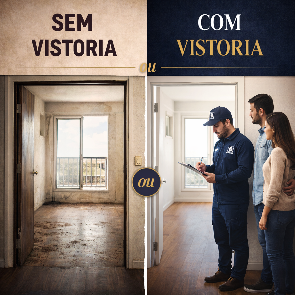 Sem vistoria vs com vistoria